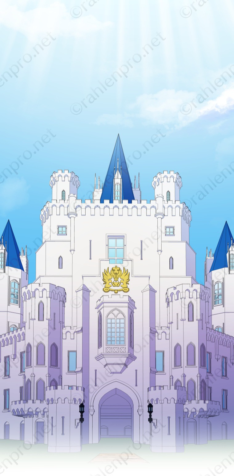 縦読み漫画　Webtoon　背景　ファンタジー　お城　お部屋　室内