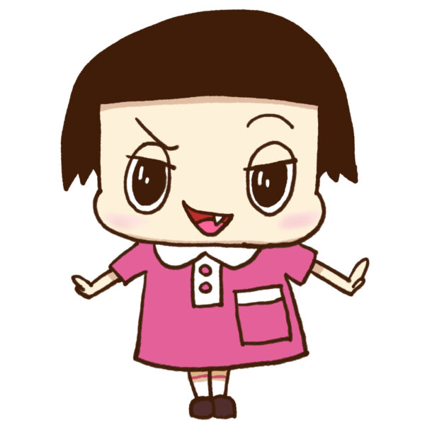 チコちゃんに叱られる！　チコちゃん　イラスト