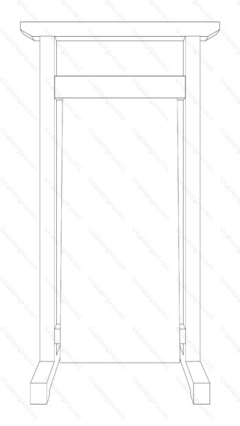 オリジナル　アイテム　イラスト　線画　めくり