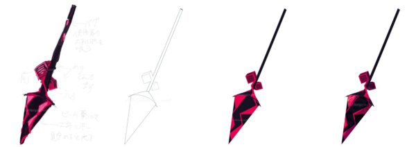 オリジナル　近未来　武器　槍
