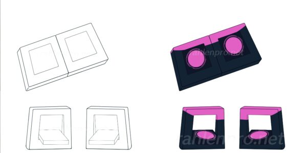 オリジナル　近未来　武器　ボード