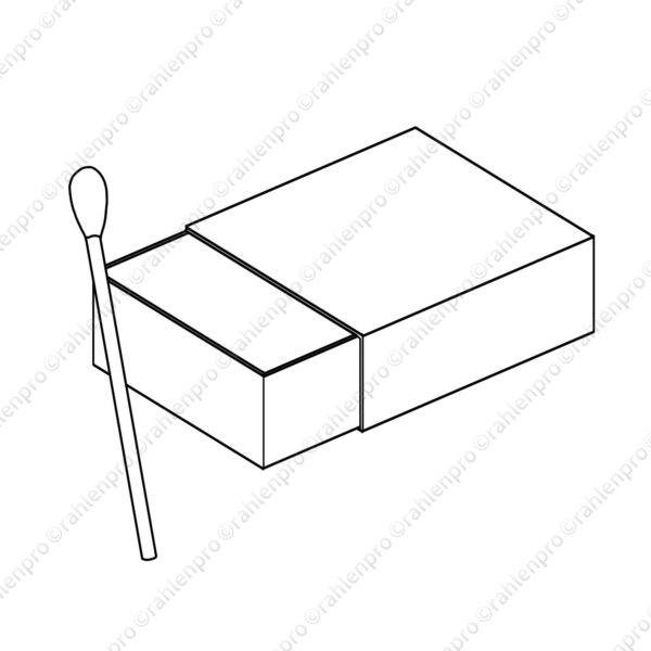 オリジナル ファンタジー ゲーム アイテム イラスト 線画 マッチ