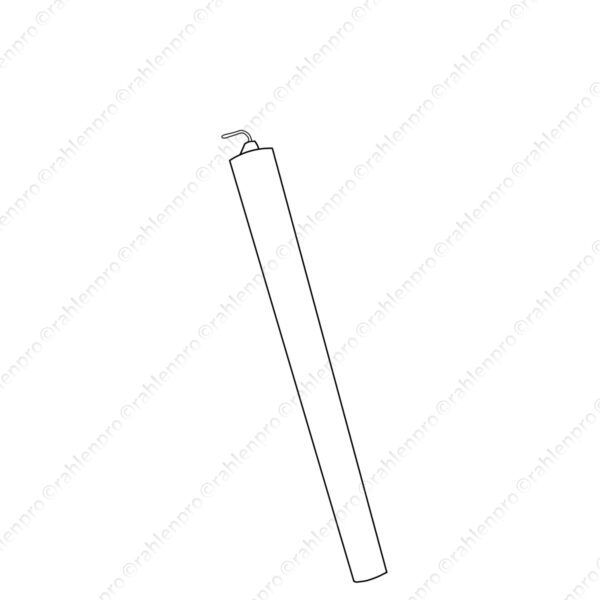 オリジナル ファンタジー ゲーム アイテム イラスト 線画 ろうそく