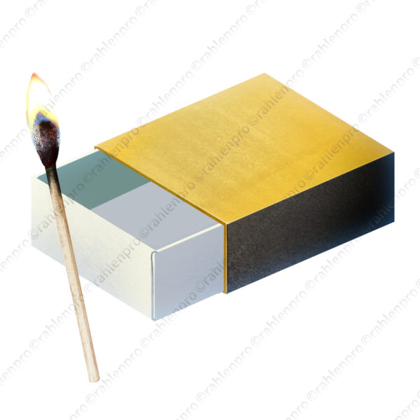 オリジナル ファンタジー ゲーム アイテム イラスト リアルタッチ 燃焼 マッチ