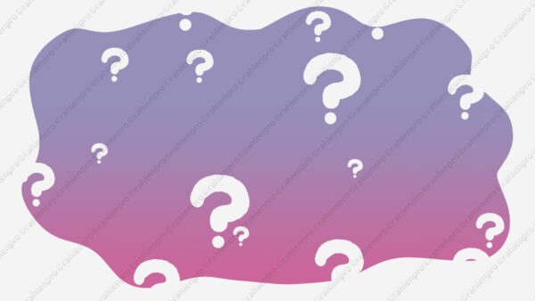 オリジナル　背景　イラスト　素材　疑問符　ハテナ