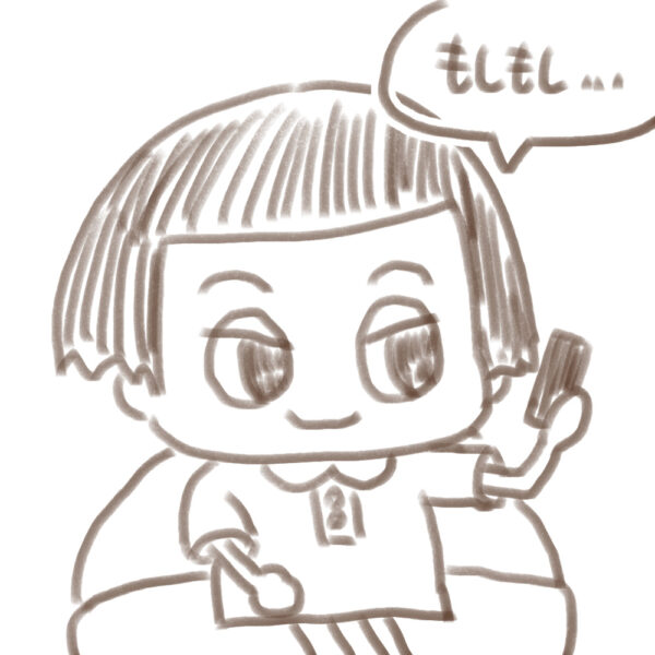 チコちゃんに叱られる！　チコちゃん　電話　もしもし　イラスト