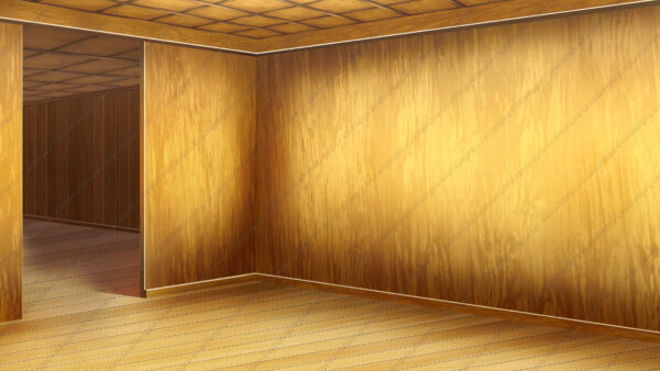 オリジナル　配信　背景　横　イラスト　和風　檜舞台　YouTube