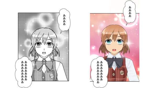 漫画　Webtoon　背景　アシスタント