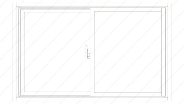 オリジナル　イラスト　窓　線画