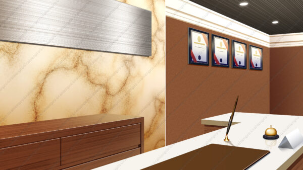 オリジナル 配信 背景 横 イラスト 現代 受付 カウンター YouTube