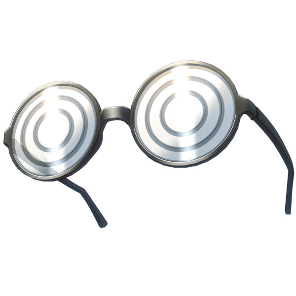 オリジナル　ゲーム　アイテム　アイコン　イラスト　現代　瓶底眼鏡