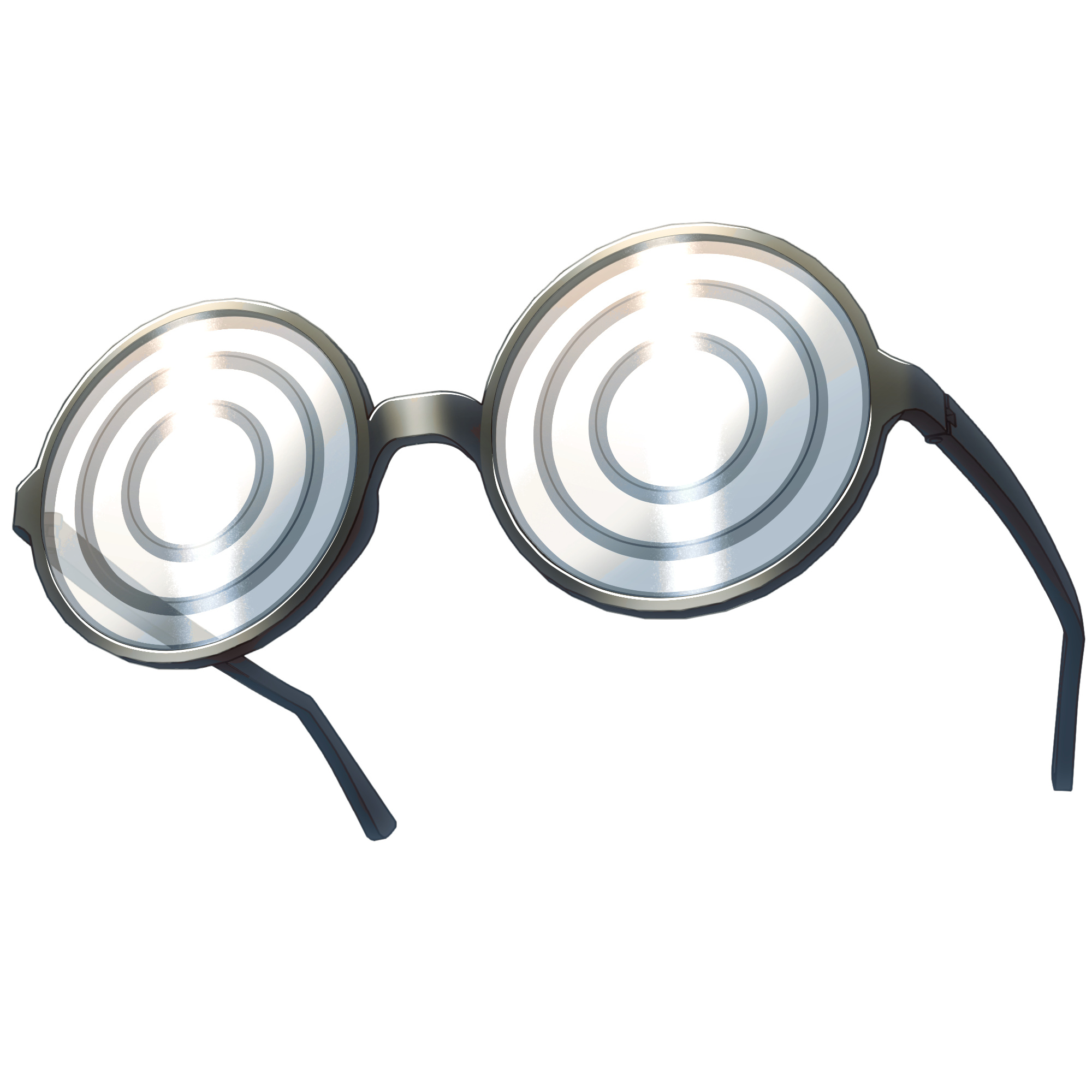 オリジナル ゲーム アイテム アイコン イラスト 現代 瓶底眼鏡