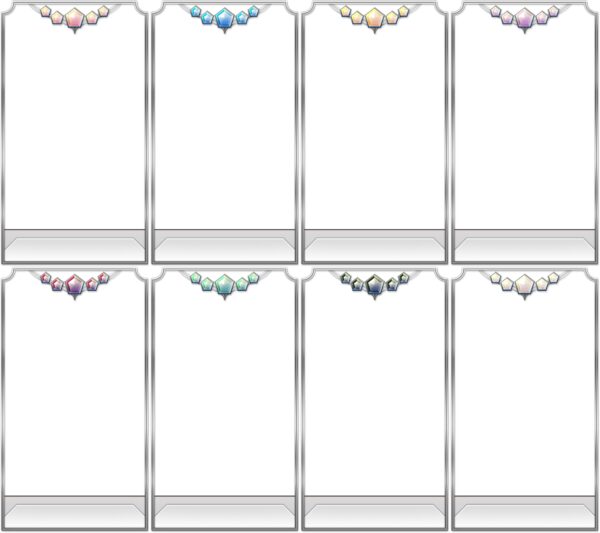 オリジナル　ファンタジー　ソシャゲ　カード　フレーム　イラスト　宝石