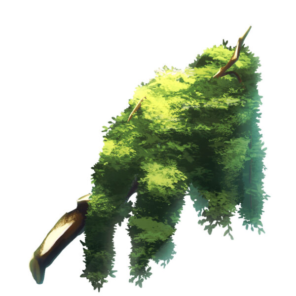 オリジナル　ゲーム　武器　イラスト　槍　槐　木の枝