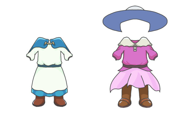 オリジナル　衣装　イラスト　魔法使い