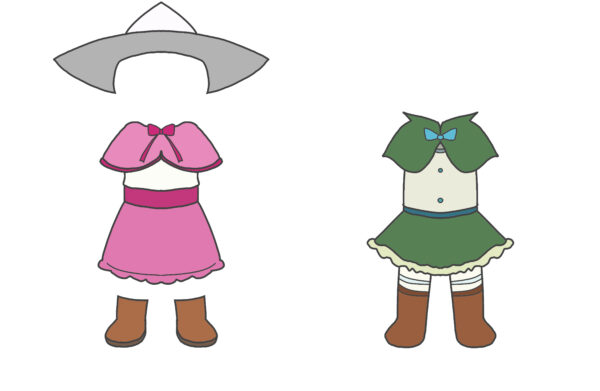 オリジナル　衣装　イラスト　魔法使い