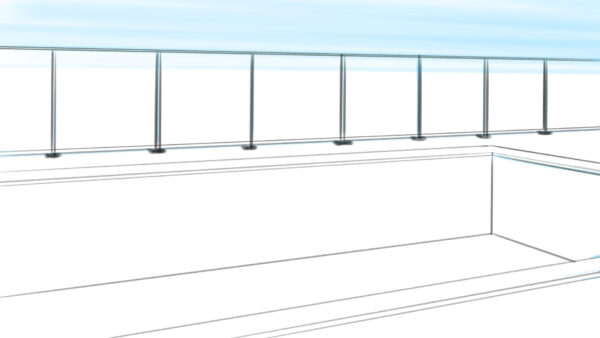 オリジナル ゲーム 背景 イラスト 学校 プール ラフ