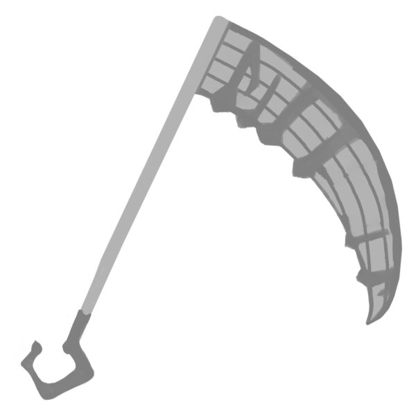 オリジナル　ファンタジー　ゲーム　アイテム　武器　イラスト　鎌　ラフ