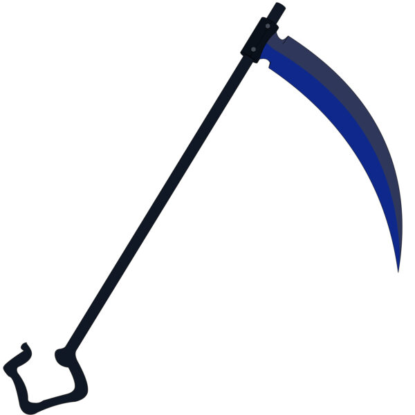 オリジナル　ファンタジー　ゲーム　アイテム　武器　イラスト　鎌　ラフ