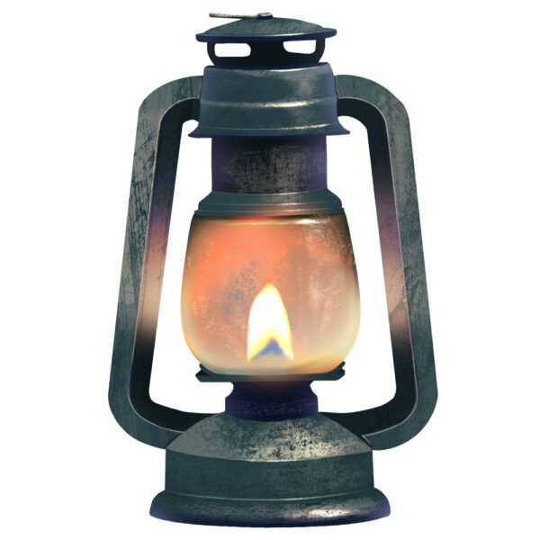 オリジナル　ゲーム　アイテム　イラスト　ランタン　燃焼　リアルタッチ