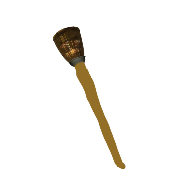 オリジナル　ゲーム　アイテム　イラスト　松明　ラフ