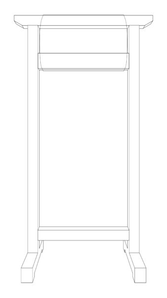 オリジナル　アイテム　イラスト　和風　めくり　線画