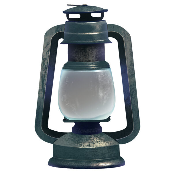 オリジナル　ゲーム　アイテム　イラスト　ランタン　リアルタッチ