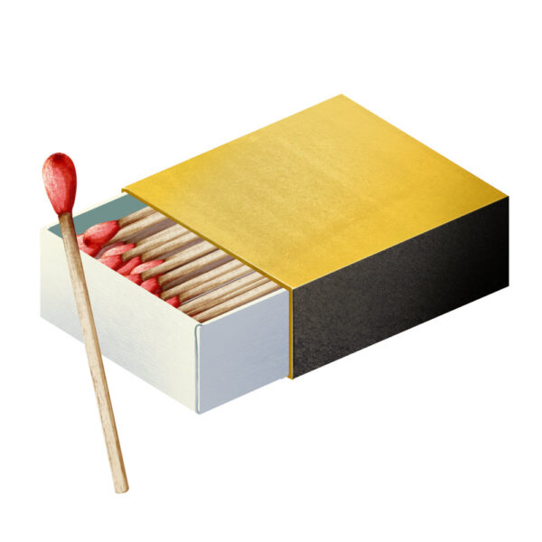 オリジナル　ゲーム　アイテム　イラスト　マッチ箱　リアルタッチ　ラフ