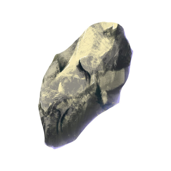 オリジナル　ゲーム　アイテム　イラスト　火打石　リアルタッチ