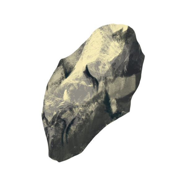 オリジナル　ゲーム　アイテム　イラスト　火打石　リアルタッチ　ラフ