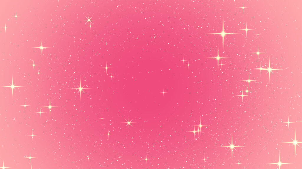 オリジナル　背景　イラスト　キラキラ　ピンク