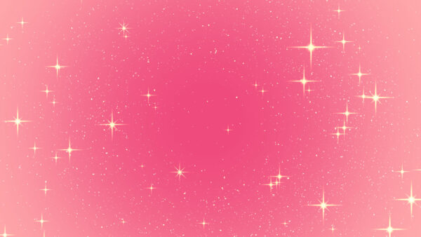 オリジナル　背景　イラスト　キラキラ　ピンク