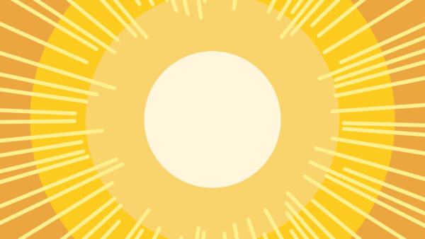 オリジナル　背景　イラスト　キラキラ　黄　デフォルメ　集中線