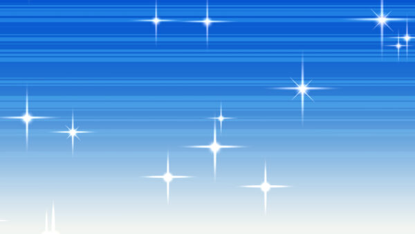 オリジナル　背景　イラスト　キラキラ　青