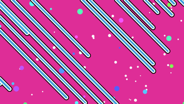 オリジナル　背景　イラスト　キラキラ　赤　ポップ