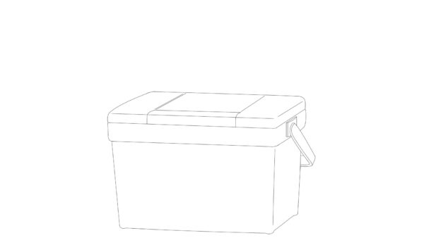 オリジナル アイテム イラスト 線画 クーラーバッグ クーラーボックス