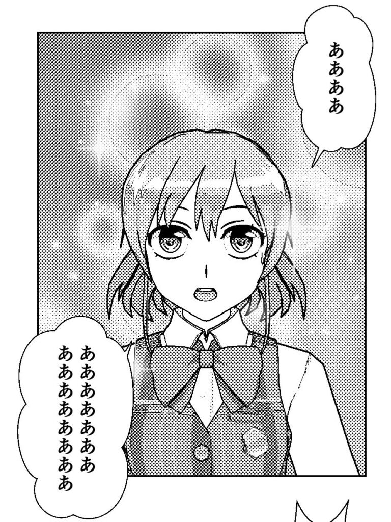 モノクロ　漫画　背景　現代