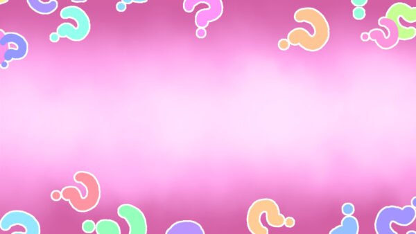 オリジナル　背景　イラスト　疑問　はてな　イメージ